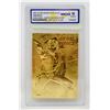 Image 1 : WCG GRADED 10 MINT 23KT GOLD STAR WARS HAN SOLO