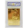 Image 1 : WCG GRADED 10 MINT 23KT GOLD STAR WARS LEIA