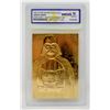 Image 1 : WCG GRADED 10 MINT 23KT GOLD STAR WARS DARTH VADER