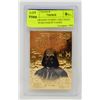 Image 2 : WCG GRADED 10 MINT 23KT GOLD STAR WARS DARTH VADER