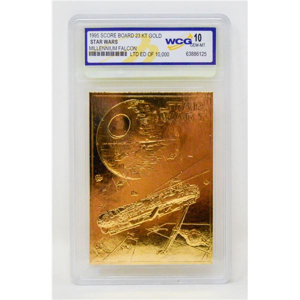 WCG GRADED 10 MINT 23KT GOLD STAR WARS