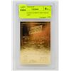 Image 2 : WCG GRADED 10 MINT 23KT GOLD STAR WARS