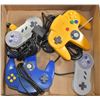 Image 1 : FLAT WITH TWO NINTENDO 64 CONTROLLERS AND