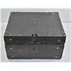 Image 1 : LATCHED BLACK TREASURE BOX.