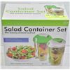 Image 1 : SET OF 2 SALAD CONTAINER SETS