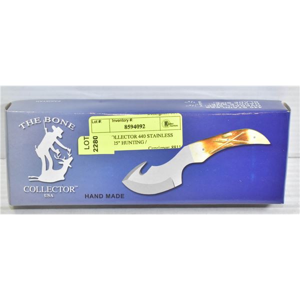 BONE COLLECTOR 440 STAINLESS STEEL 7.25  HUNTING /