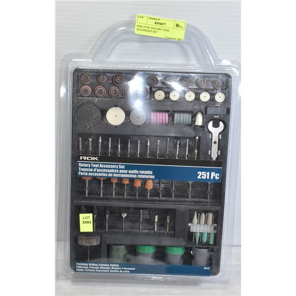 ROK 251PC ROTARY TOOL ACCESSORY SET