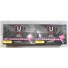 2 PACKS U BY KOTEX 45 COMPACT UNSCENTED TAMPONS