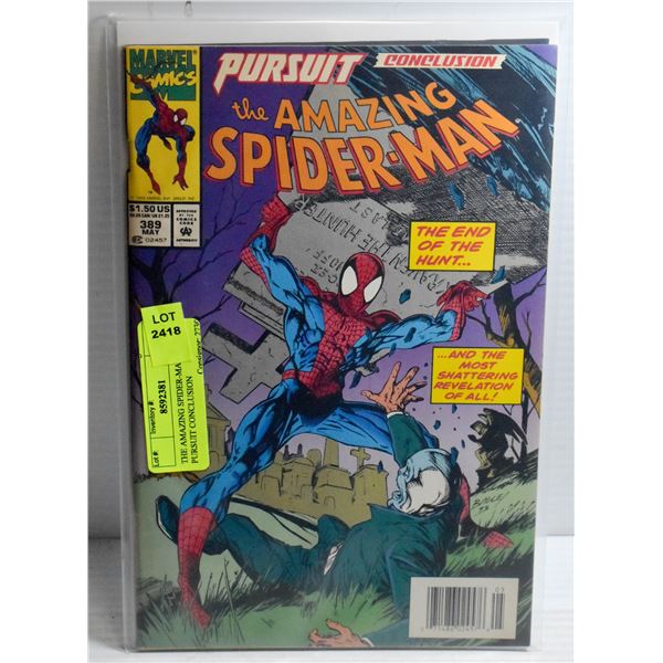 THE AMAZING SPIDER-MAN #389- PURSUIT CONCLUSION