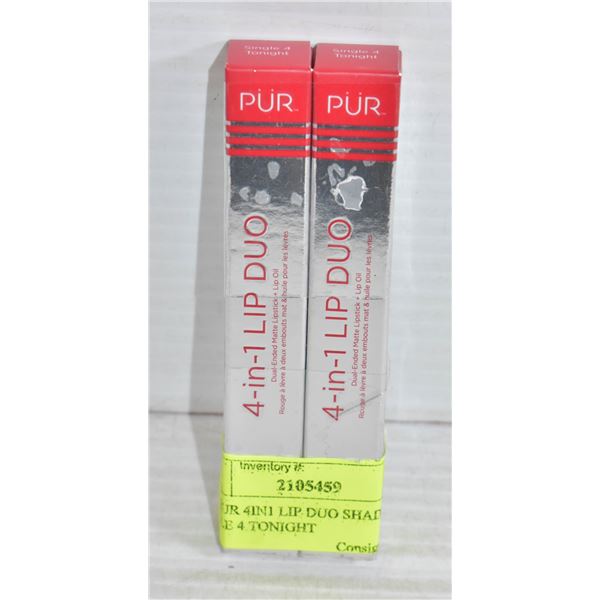 2PK PUR 4IN1 LIP DUO SHADE TWINZIES