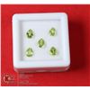 Image 1 : GENUINE FACETED PERIDOT GEMTONES, JEWELRY READY