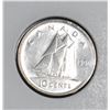 Image 1 : HIGH GRADE 1950 CANADA SILVER 10 CENT