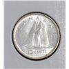 Image 1 : 1953 SHOULDERFOLD VARIETY SILVER 10 CENT