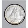 Image 1 : 1956 UNCIRCULATED CANADA SILVER 10 CENT