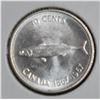 Image 1 : UNCIRCULATED 1967 CENTENNIAL SILVER 10 CENT