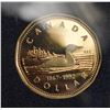 Image 1 : 1992 PROOF FINISH CANADA LOON DOLLAR