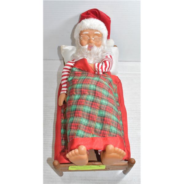 VINTAGE SNORING SANTA