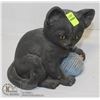 Image 1 : CAT WITH BALL FIGURINE