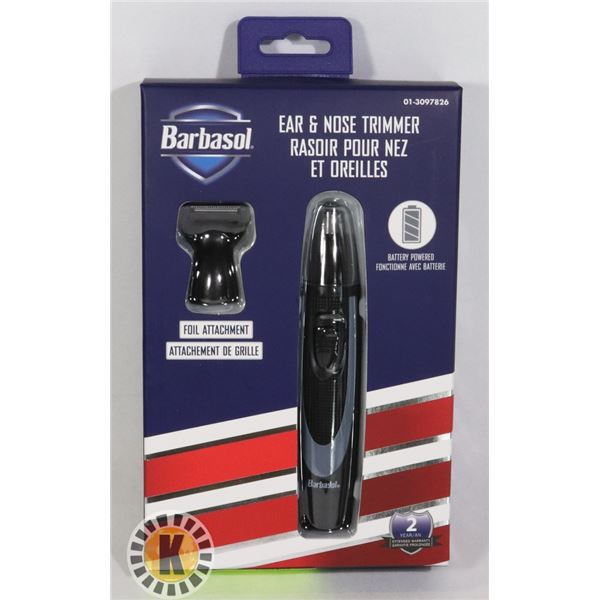 NEW BARBASOL EAR AND NOSE HAIR TRIMMER