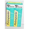 Image 1 : 2PK POLYSPORIN 1% HYDROCORTISONE ANTI-ITCH CREAM