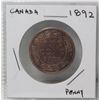 Image 1 : 1892 CANADIAN PENNY COIN