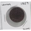 Image 1 : 1859 CANADIAN PENNY COIN