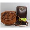 Image 1 : COWBOY LEATHER WALLET WITH PURSE