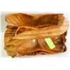 Image 1 : HAND CARVED WOODEN TRAY & CANDY DISH