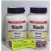 Image 1 : 2PK WEBBER NATURALS NO FLUSH NIACIN 500MG - 90CAPS
