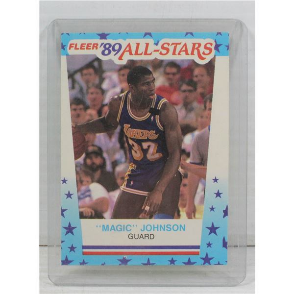 1989 FLEER MAGIC JOHNSON ALLSTAR CARD