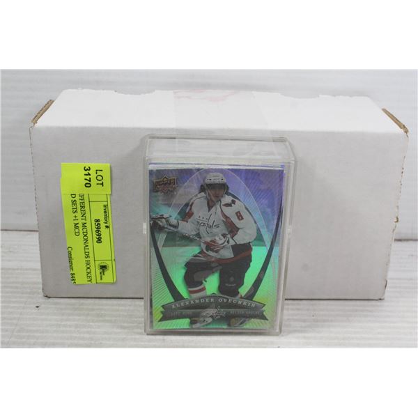 10 DIFFERENT MCDONALDS HOCKEY CARD SETS +1 MCD