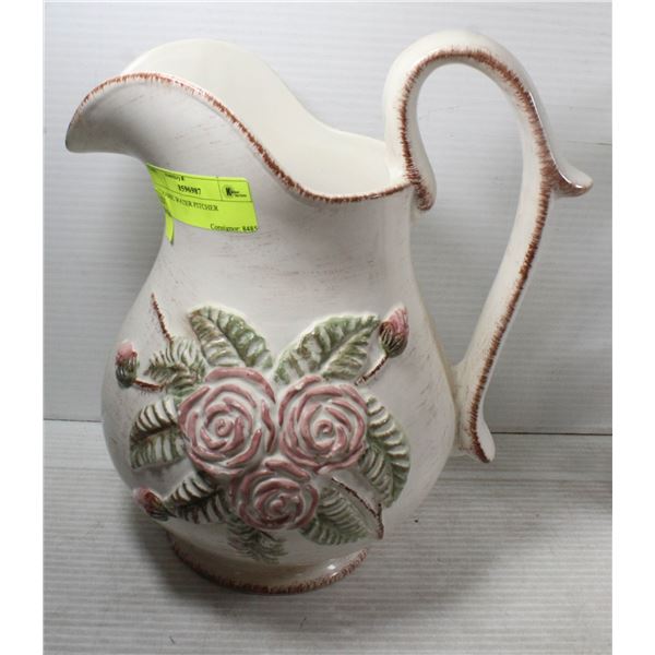 CERAMIC WATER PITCHER