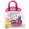 Image 1 : NEW MINI COLORING BAG. 4 MARKERS