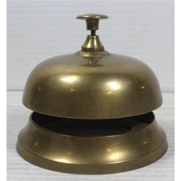 VINTAGE BRASS COUNTER, LOBBY,