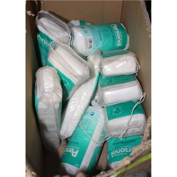 LOT OF NEW COTTON ROLLS