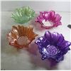 Image 1 : LOT OF 4 COLOURED DECOR BOWLS - MADE IN TURKEY