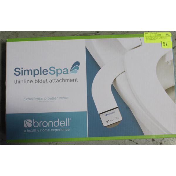 SIMPLE SPA THINE LINE BIDET ATTACHMENT