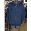 Image 1 : DANIEL BRAND ZIP-UP HOODIE SIZE LARGE WOMENS -BLUE