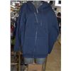 Image 1 : DANIEL BRAND ZIP-UP HOODIE SIZE LARGE WOMENS -BLUE