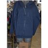 Image 1 : DANIEL BRAND ZIP-UP HOODIE SIZE LARGE WOMENS -BLUE