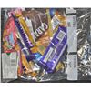 Image 1 : BAG OF 24 ASSORTED CHOCOLATE BARS & CANDY