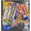 Image 1 : BAG OF 24 ASSORTED CHOCOLATE BARS & CANDY