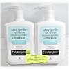 Image 1 : 2PK NEUTROGENA ULTRA GENTLE DAILY CLEANSER