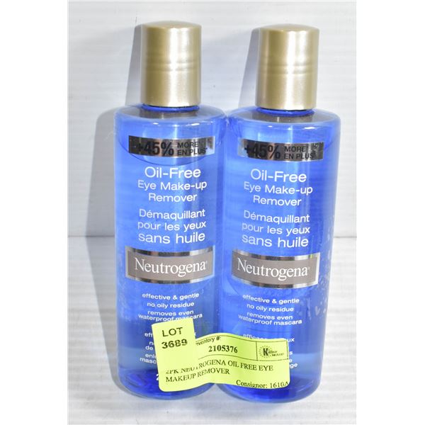 2PK NEUTROGENA OIL FREE EYE MAKEUP REMOVER