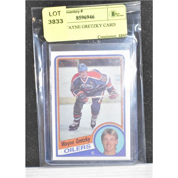 1984-85 WAYNE GRETZKY CARD