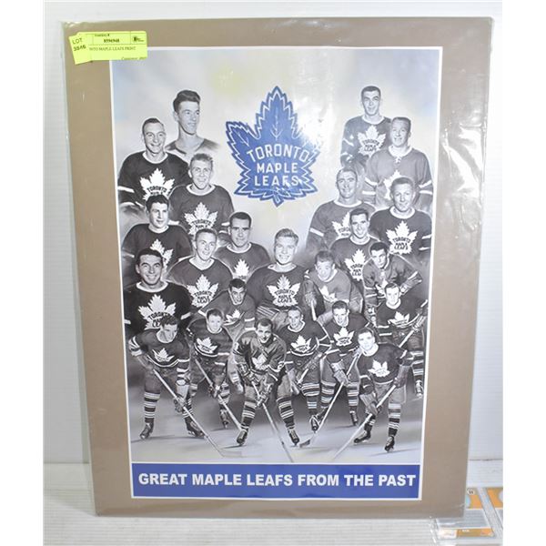 TORONTO MAPLE LEAFS PRINT