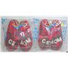 Image 1 : TWO PAIRS OF CEO MOM SLIPPERS SIZE 7-8