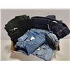 Image 1 : BOX LOT OF ASSORTED WOMENS JEANS