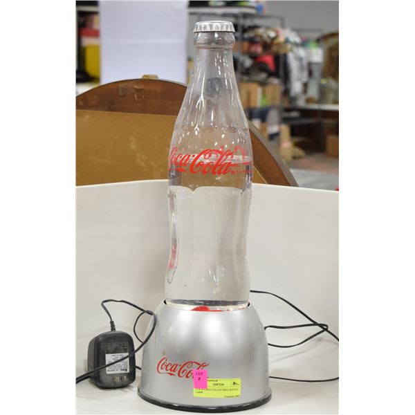 COCA-COLA COLLECTIBLE BOTTLE LAMP