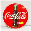 Image 1 : ROUND COCA-COLA ENAMEL SIGN